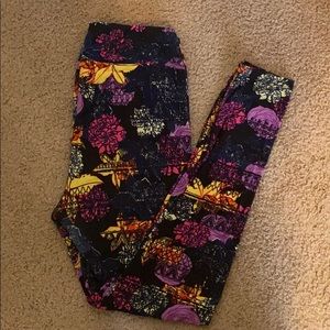 Lularoe - TC floral print leggings